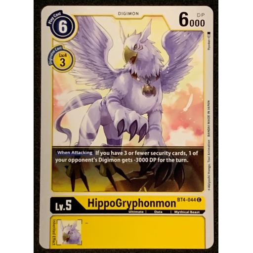HippoGryphonmon | BT4-044C | Common