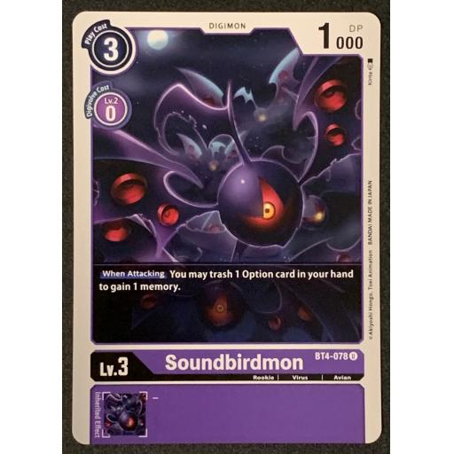 Soundbirdmon | BT4-078U | Uncommon