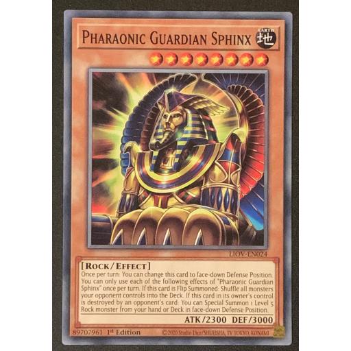 Pharaonic Guardian Sphinx | LIOV-EN024 | Common
