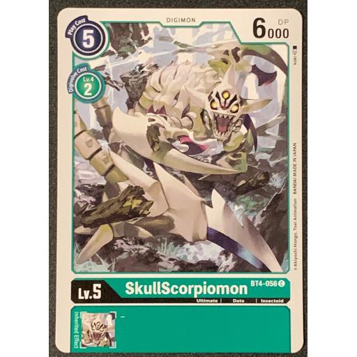 SkullScorpiomon | BT4-056C | Common