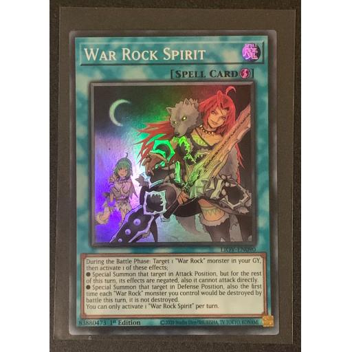 War Rock Spirit | LIOV-EN090 | Super Rare