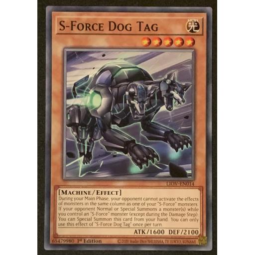 S-Force Dog Tag | LIOV-EN014 | Common