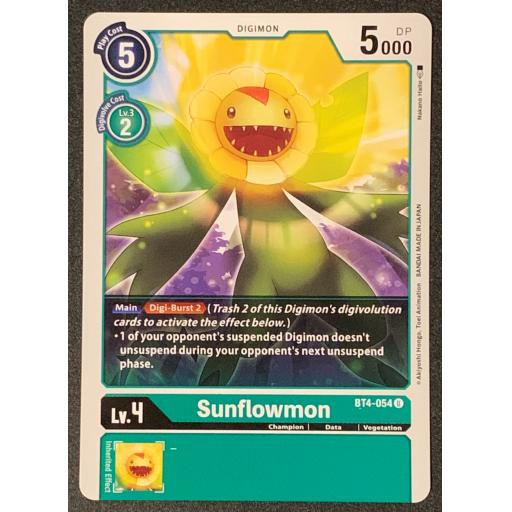 Sunflowermon | BT4-054U | Uncommon