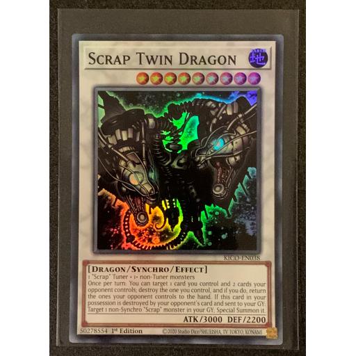 Scrap Twin Dragon | KICO-EN038 | Super Rare | 1st Edition