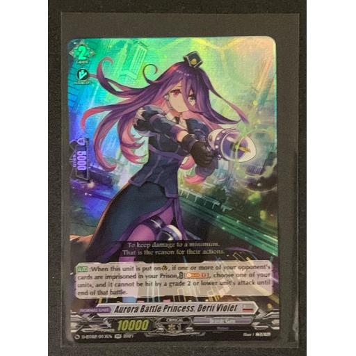 Aurora Battle Princess Deri Violet | D-BT02/017 | Double Rare