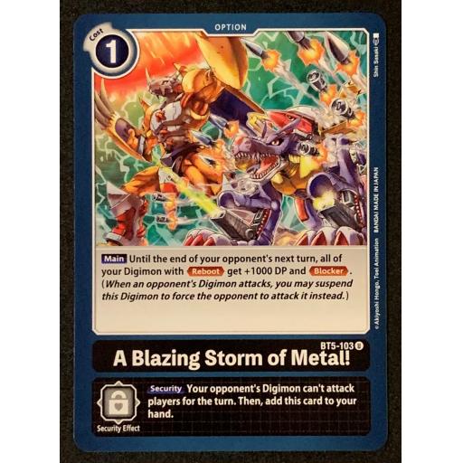 A Blazing Strom of Metal | BT5-103 U