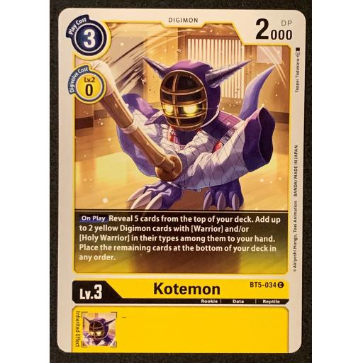 Kotemon | BT5-034 C