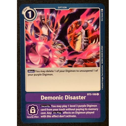 Demonic Disaster | BT5-106 C