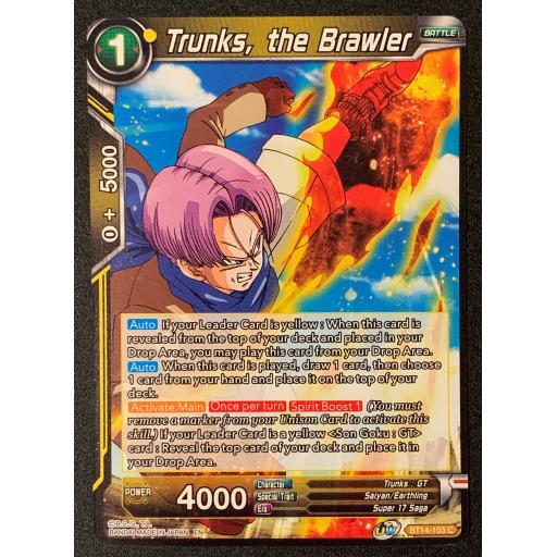 Trunks The Brawler | BT14-103 C | Common