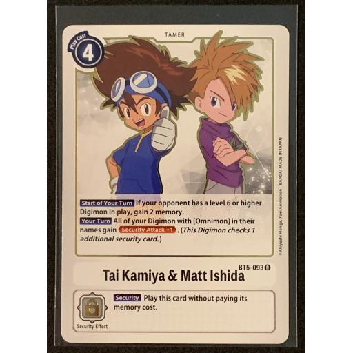 Tai Kamiya & Matt Ishida | BT5-093 R