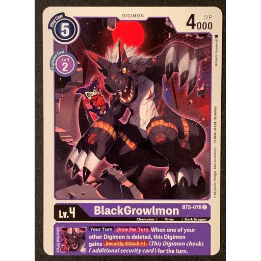 BlackGrowlmon | BT5-076 C