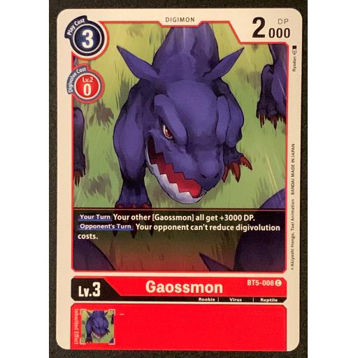 Gaossmon | BT5-008 C