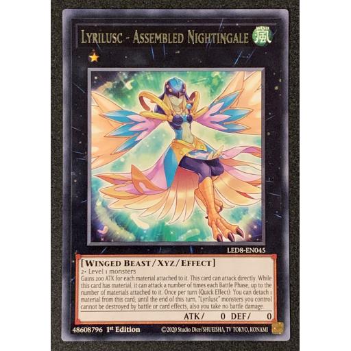 Lyrilusc - Assembled Nightingale | LED8-EN045 | 1st Edition | Rare