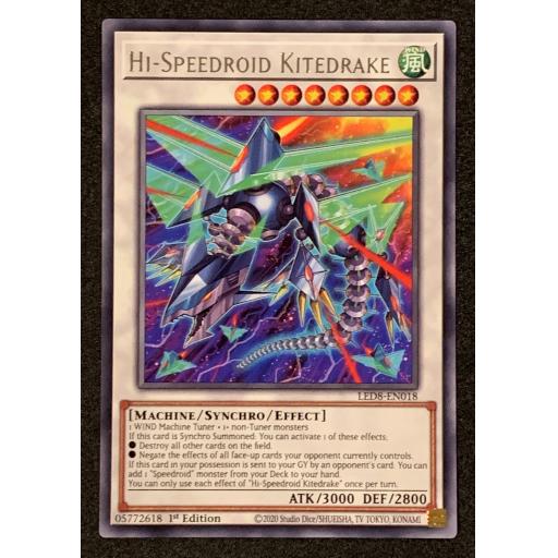 Hi-Speedroid Kitedrake | LED8-EN018 | 1st Edition | Rare