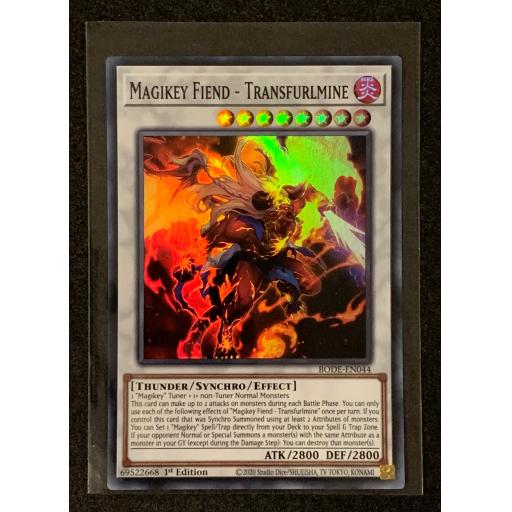 Magikey Fiend - Transfurlmine | BODE-EN044 | 1st Edition | Super Rare