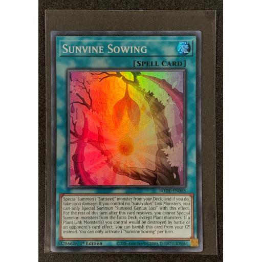 Sunvine Sowing | BODE-EN065 | 1st Edition | Super Rare