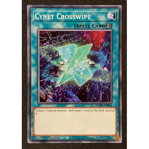 Cynet Crosswipe | BODE-EN096 | 1st Edition | Common