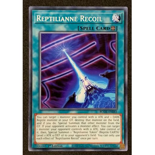 Reptilianne Recoil | BODE-EN061 | 1st Edition | Common