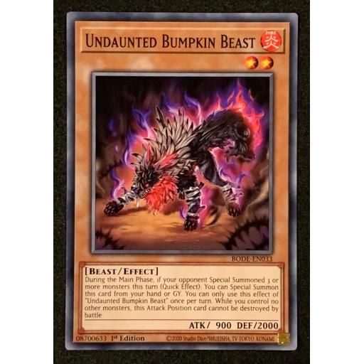 Undaunted Bumpkin Beast | BODE-EN033 | 1st Edition | Common