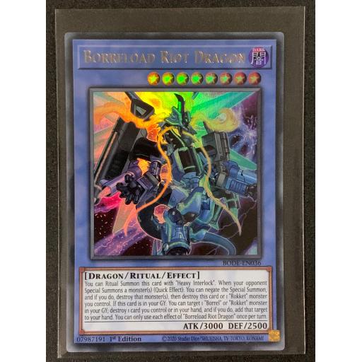 Borreload Riot Dragon | BODE-EN036 | 1st Edition | Ultra Rare