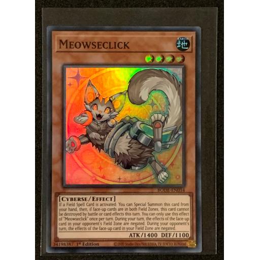 Meowsclick | BODE-EN034 | 1st Edition | Super Rare