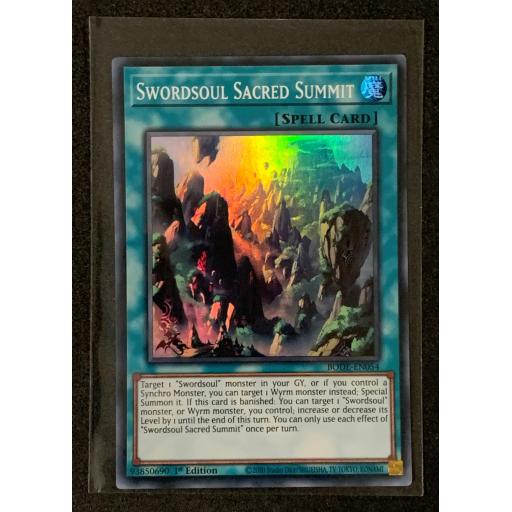 Swordsoul Sacred Summit | BODE-EN054 | 1st Edition | Super Rare