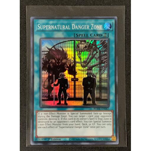 Supernatural Danger Zone | BODE-EN067 | 1st Edition | Super Rare