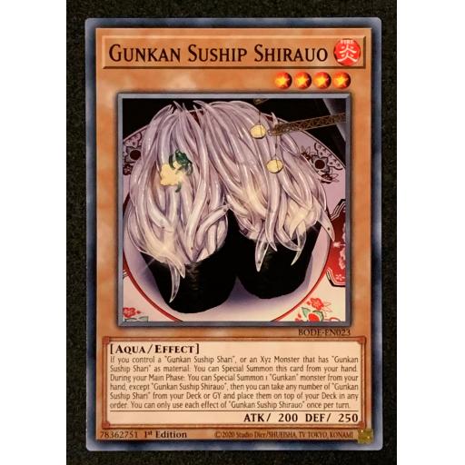 Gunkan Suship Shirauo | BODE-EN023 | 1st Edition | Common