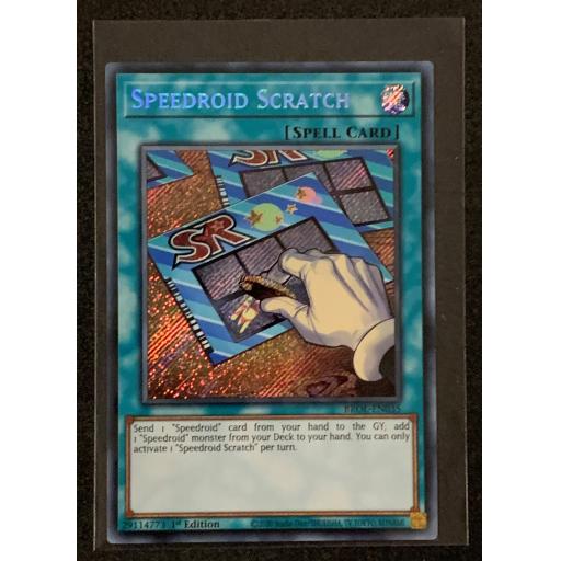 Speedroid Scratch | BROL-EN035 | 1st Edition | Secret Rare