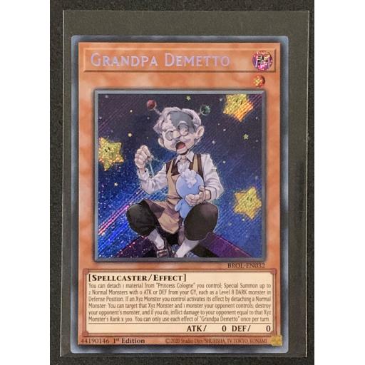 Grandpa Demetto | BROL-EN032 | 1st Edition | Secret Rare