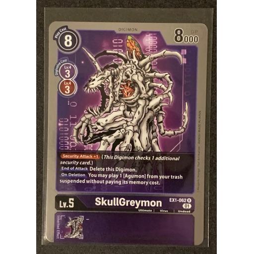 SkullGreymon | EX1-062 R | Rare