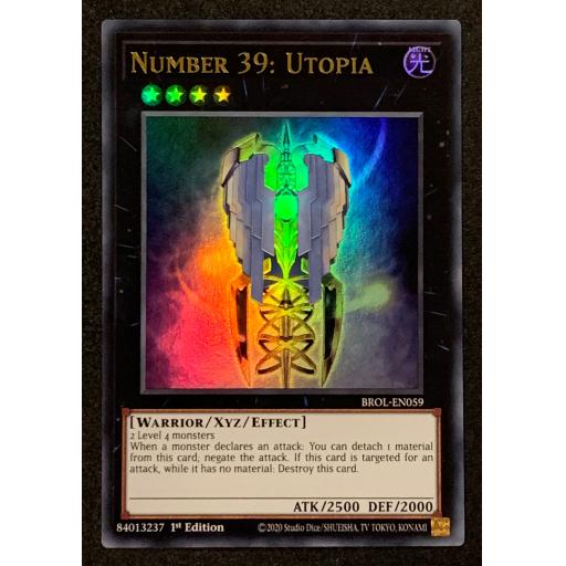 Number 39: Utopia | BROL-EN059 | 1st Edition | Ultra Rare