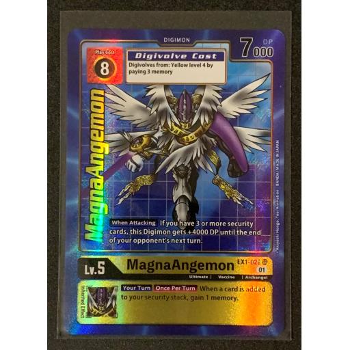 MagnaAngemon (Alt Art) | EX1-029 SR | Super Rare