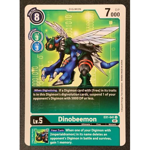DinoBeemon | EX1-041 U | Uncommon