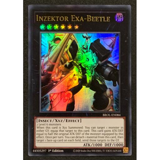 Inzektor Exa-Beetle | BROL-EN084 | 1st Edition | Ultra Rare