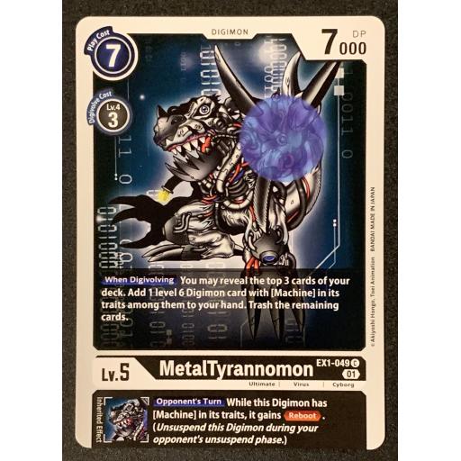 MetalTyrannomon | EX1-049 C | Common