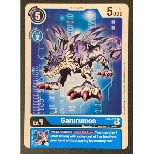 Garurumon | EX1-015 U | Uncommon