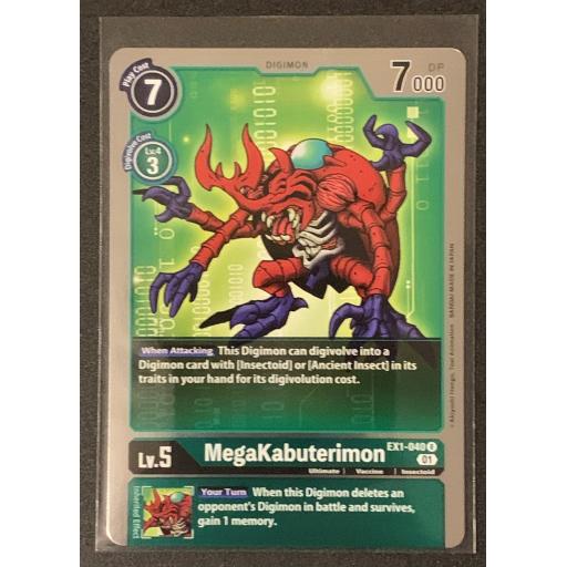 MegaKabuterimon | EX1-040 R | Rare