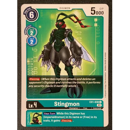 Stingmon | EX1-038 C | Common