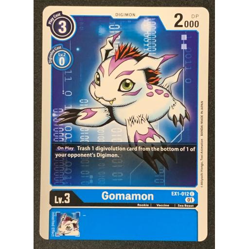 Gomamon | EX1-012 C | Common