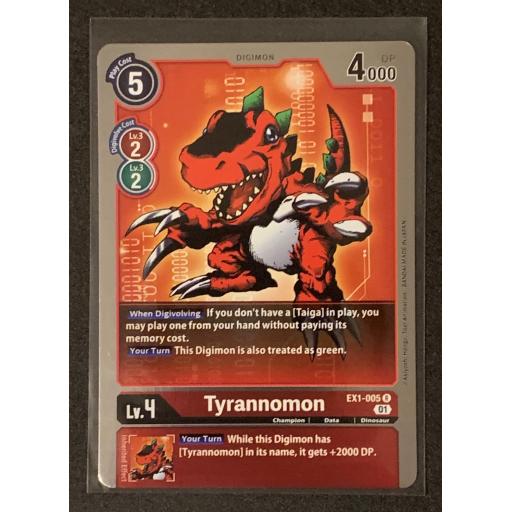 Tyrannomon | EX1-005 R | Rare