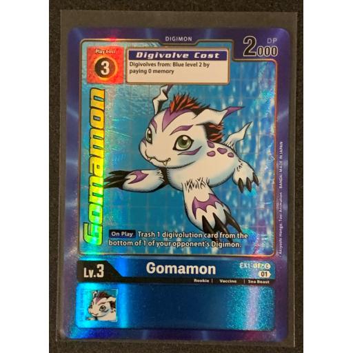 Gomamon (Alt Art) | EX1-012 C | Common