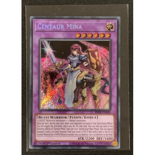 Centaur Mina | BROL-EN020 | 1st Edition | Secret Rare