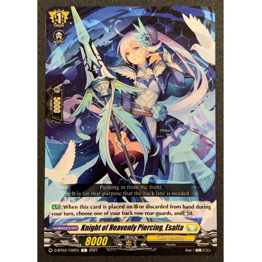 Knight of Heavenly Piercing Esalta | D-BT03/102EN C