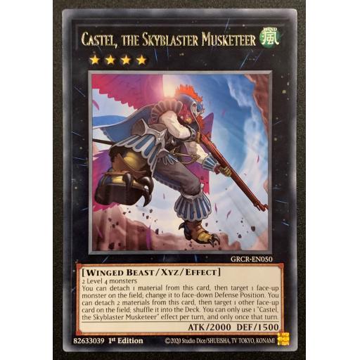 Castel, The Skyblaster Musketeer | GRCR-EN050 | 1st Edition | Rare