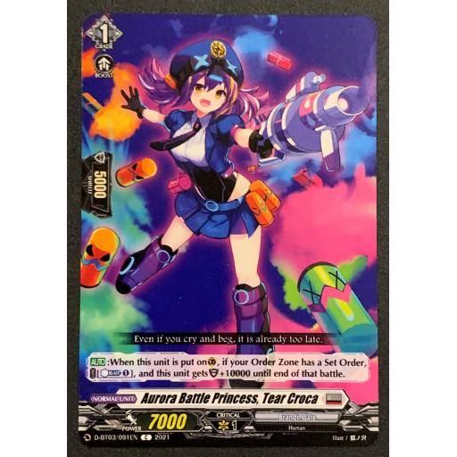 Aurora Battle Princess, Tear Croca | D-BT03/091EN C