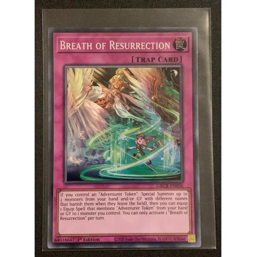 Breath of Resurrection | GRCR-EN036 | 1st Edition | Super Rare