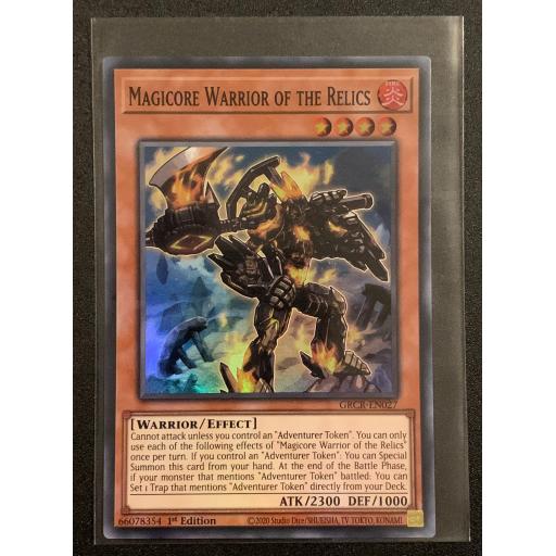 Magicore Warrior of the Relics | GRCR-EN027 | 1st Edition | Super Rare