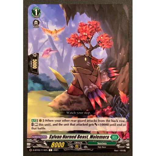 Sylvan Horned Beast, Molemora | D-BT03/114EN C