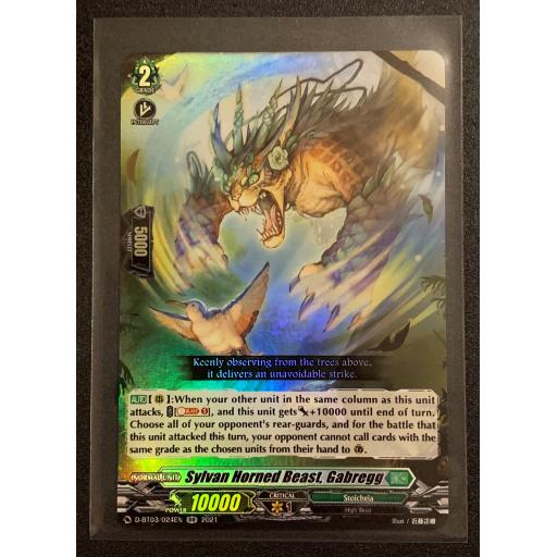 Sylvan Horned Beast, Gabregg | D-BT03/024EN RR